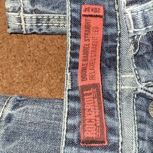 Men's Rock & Roll Denim Double Barrel Jeans 28×34 Light Wash Relax Straight